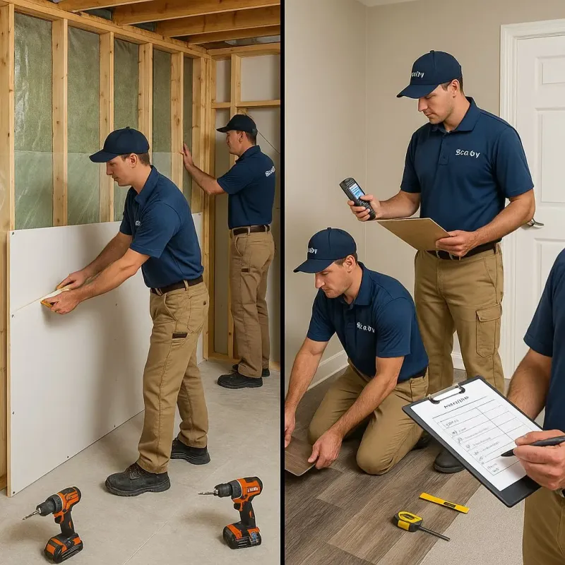 Repairs and Reconstruction process in Susquehanna, PA